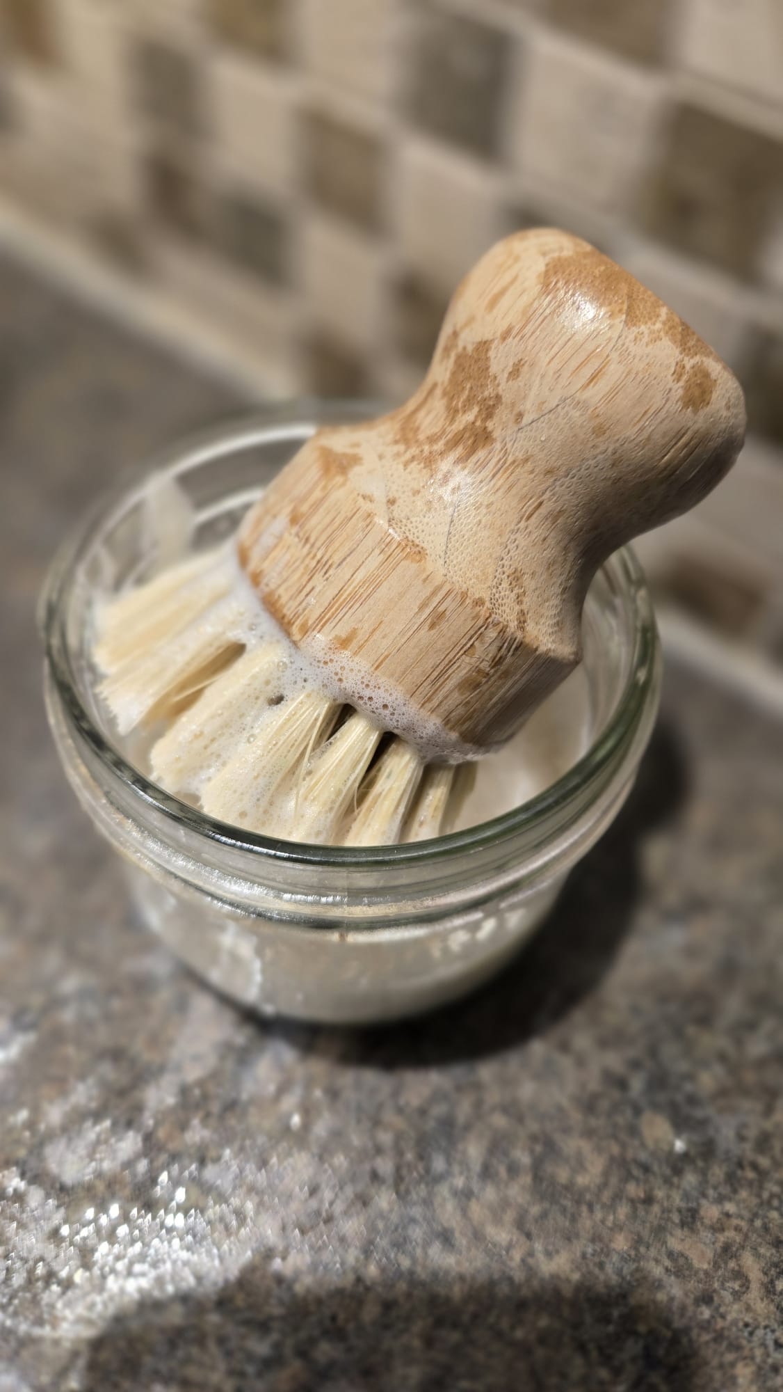 Dish Soap with Natural Brush