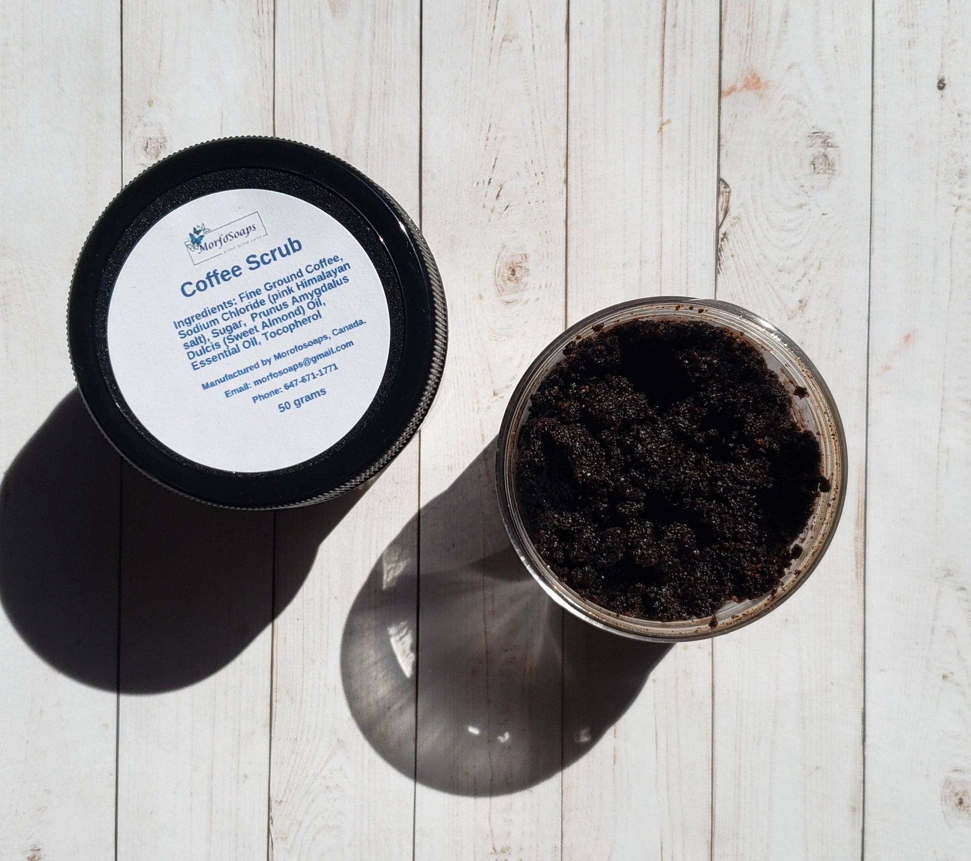 Handmade Coffee face and body scrub
