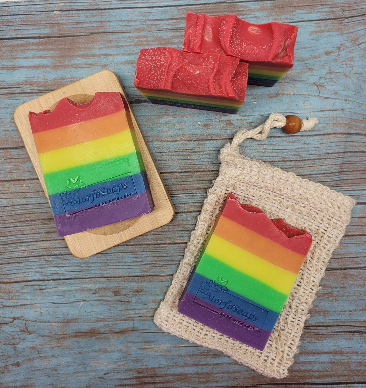 Rainbow Soap by Morfosoaps