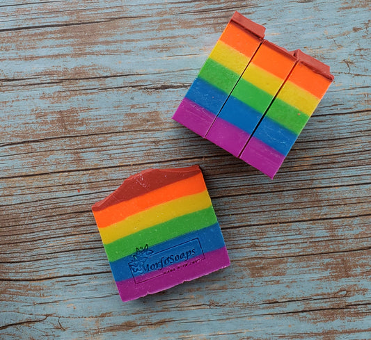 Rainbow Soap by Morfosoaps